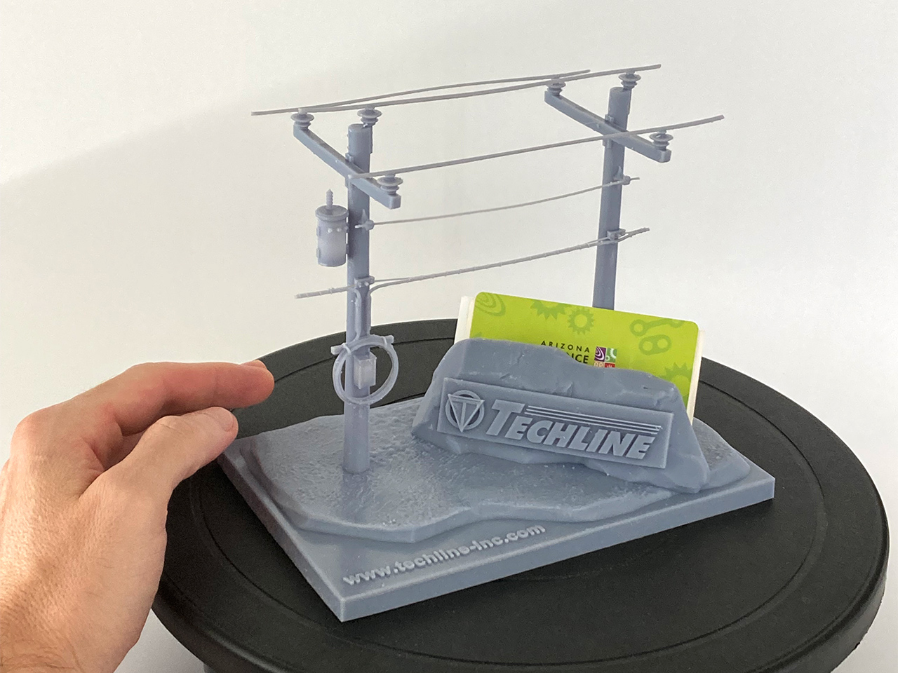 Electric Pole Sculpture - 3D Printed Prototype